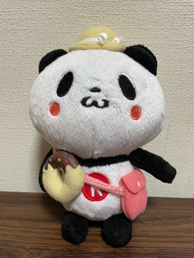 BIGサイズ　おかいものパンダ　フェイス型クッション　楽天　非売品