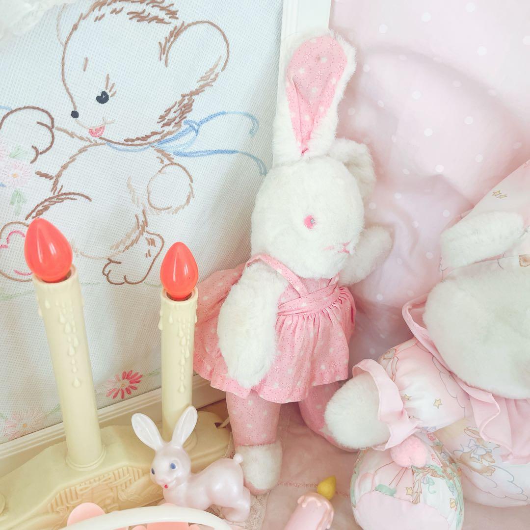 ヴィンテージ ぺろりん バニー ぬいぐるみ