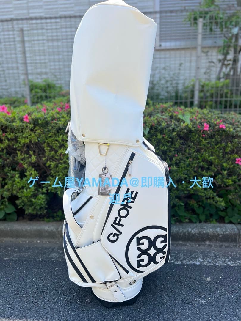 G/FORE ジーフォア ゴルフ キャディバッグ スタンド式 ホワイト 男女兼用