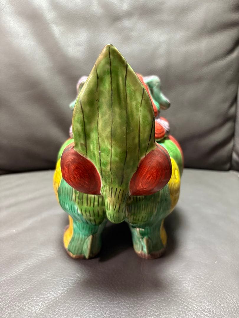 獅子　蓋付き香炉　香炉　置物