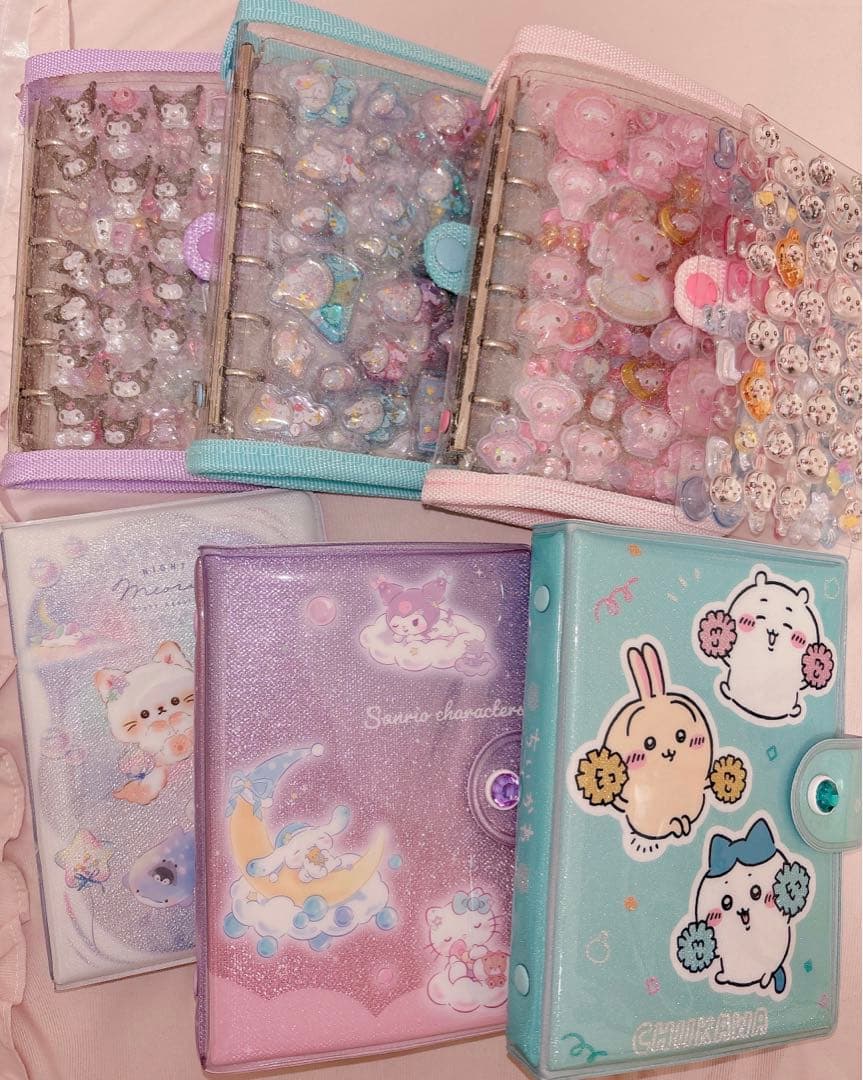 超大量 シール帳 完成品 おすそわけ サンリオ ちいかわ ボンボンドロップシール