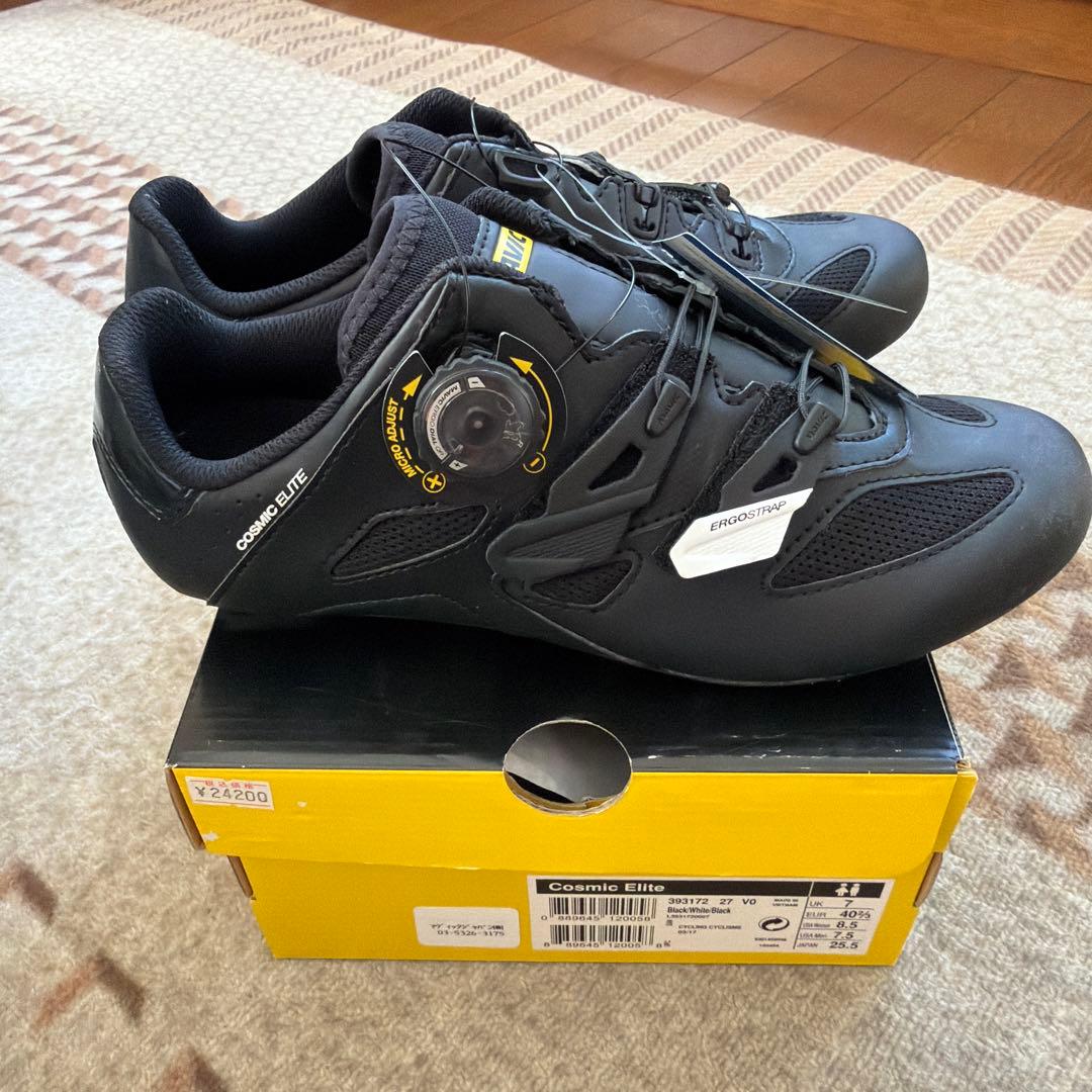 Mavic Cosmic Elite SPDSLシューズ 25.5cm 黒