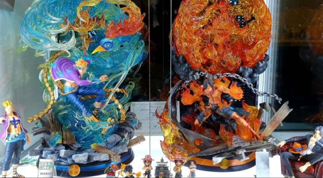 Tsume art ワンピース エース フィギュア　スタチュー 塗装済み 完成品