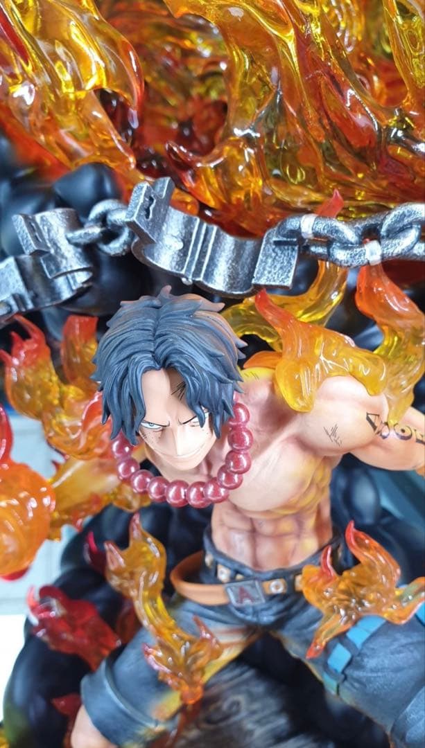 Tsume art ワンピース エース フィギュア　スタチュー 塗装済み 完成品