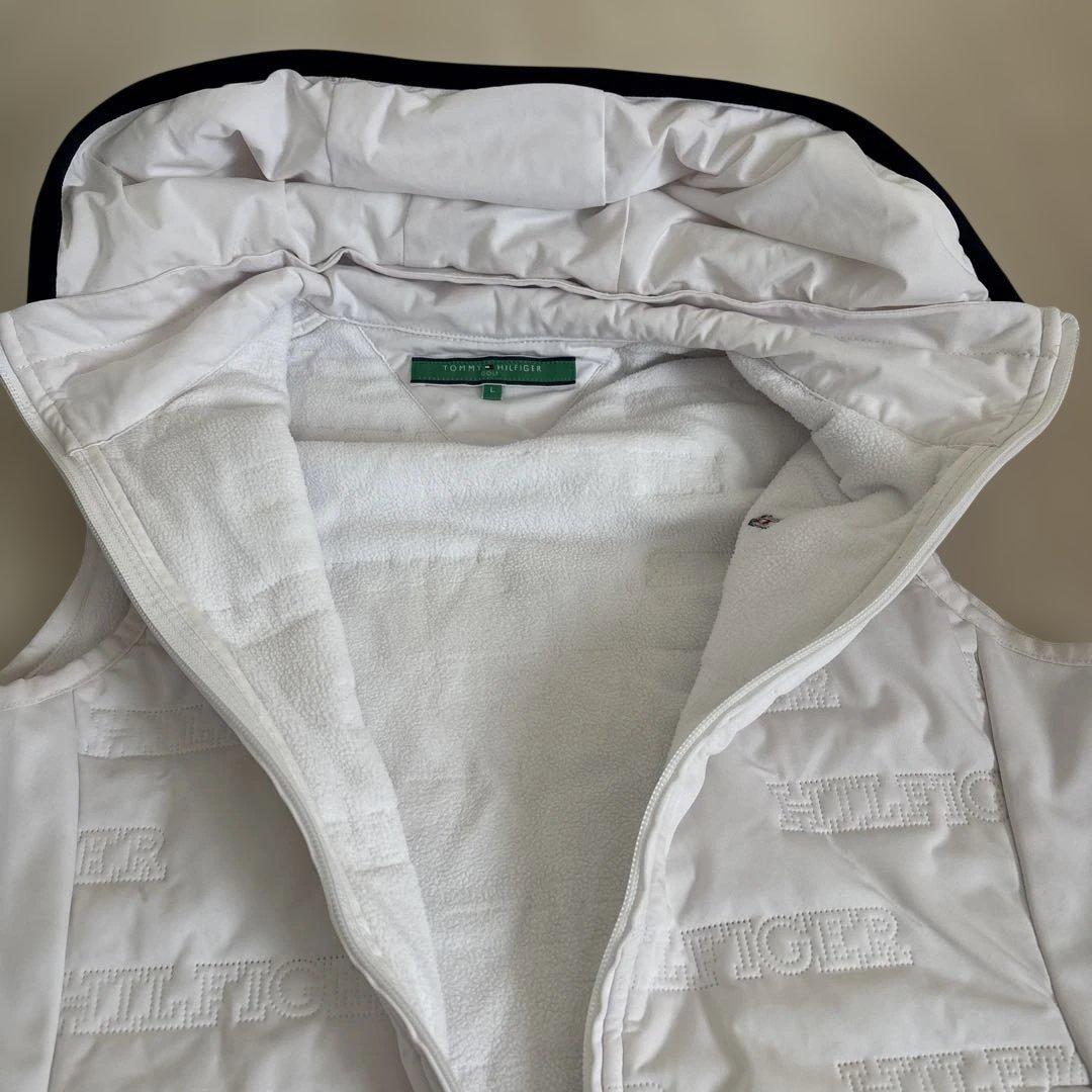 トミーヒルフィガー ゴルフ ベスト レディース フーディー キルト