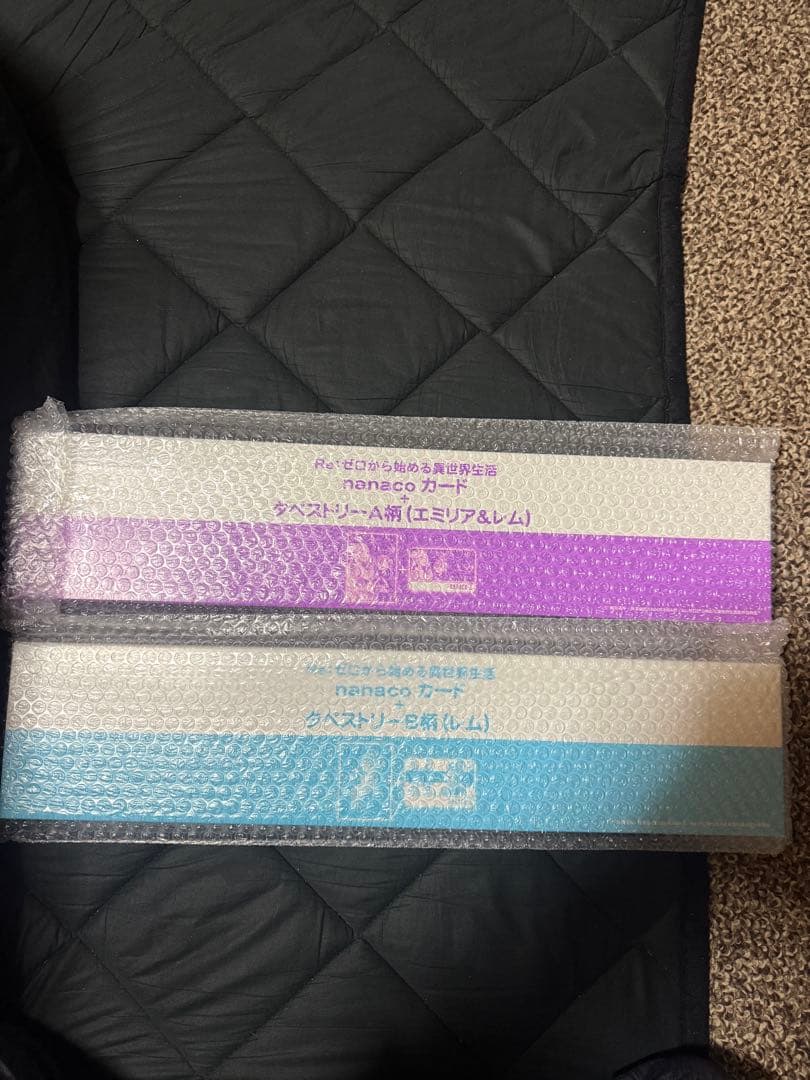 リゼロnanacoカード2枚セット タペストリー付き 新品未開封