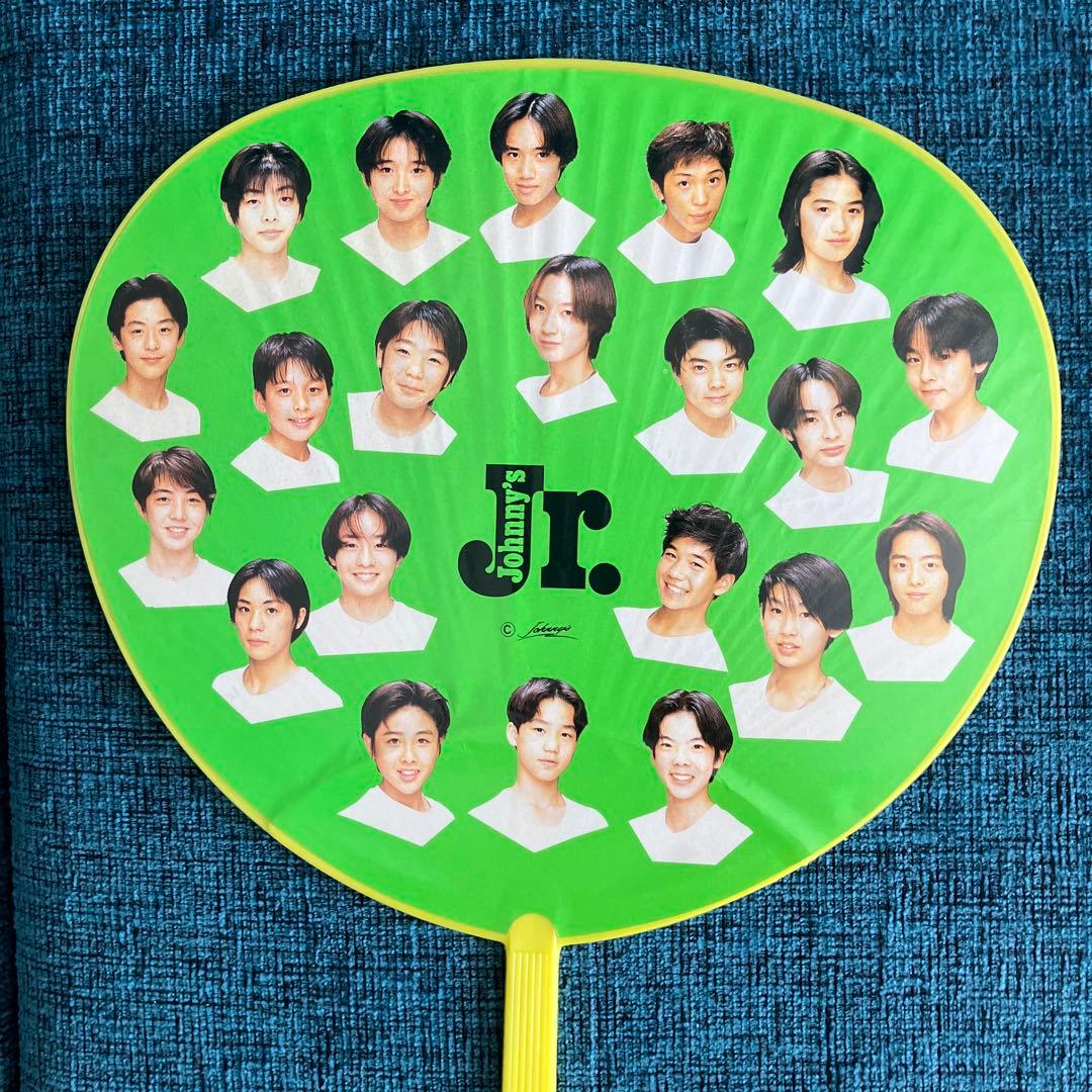 嵐メンバーJohnny's Jr. 時代のうちわ