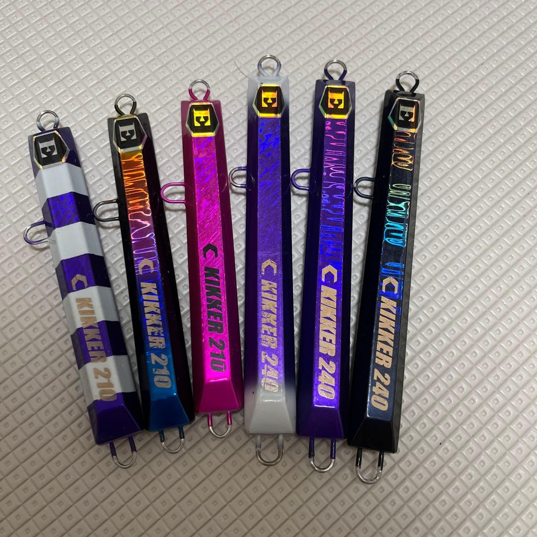 エディースキッカー210g240gメタルジグ 6個セット