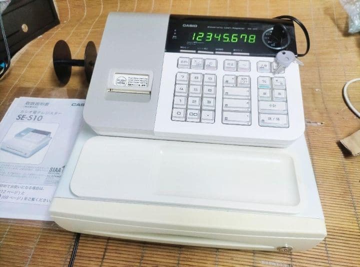 カシオレジスター　SE-S10　人気コンパクト送料無料　331122