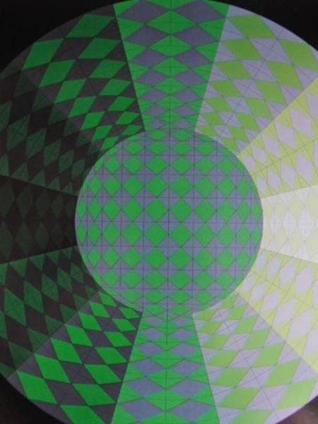 VASARELY、リンクス、希少画集画、新品額装付