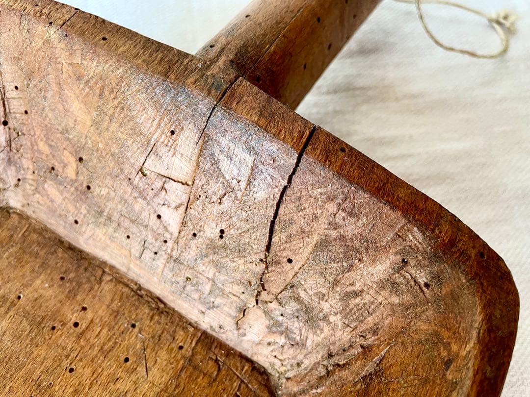 【レア】木製スコップ フランスアンティーク スコープ シャベル プリミティブ