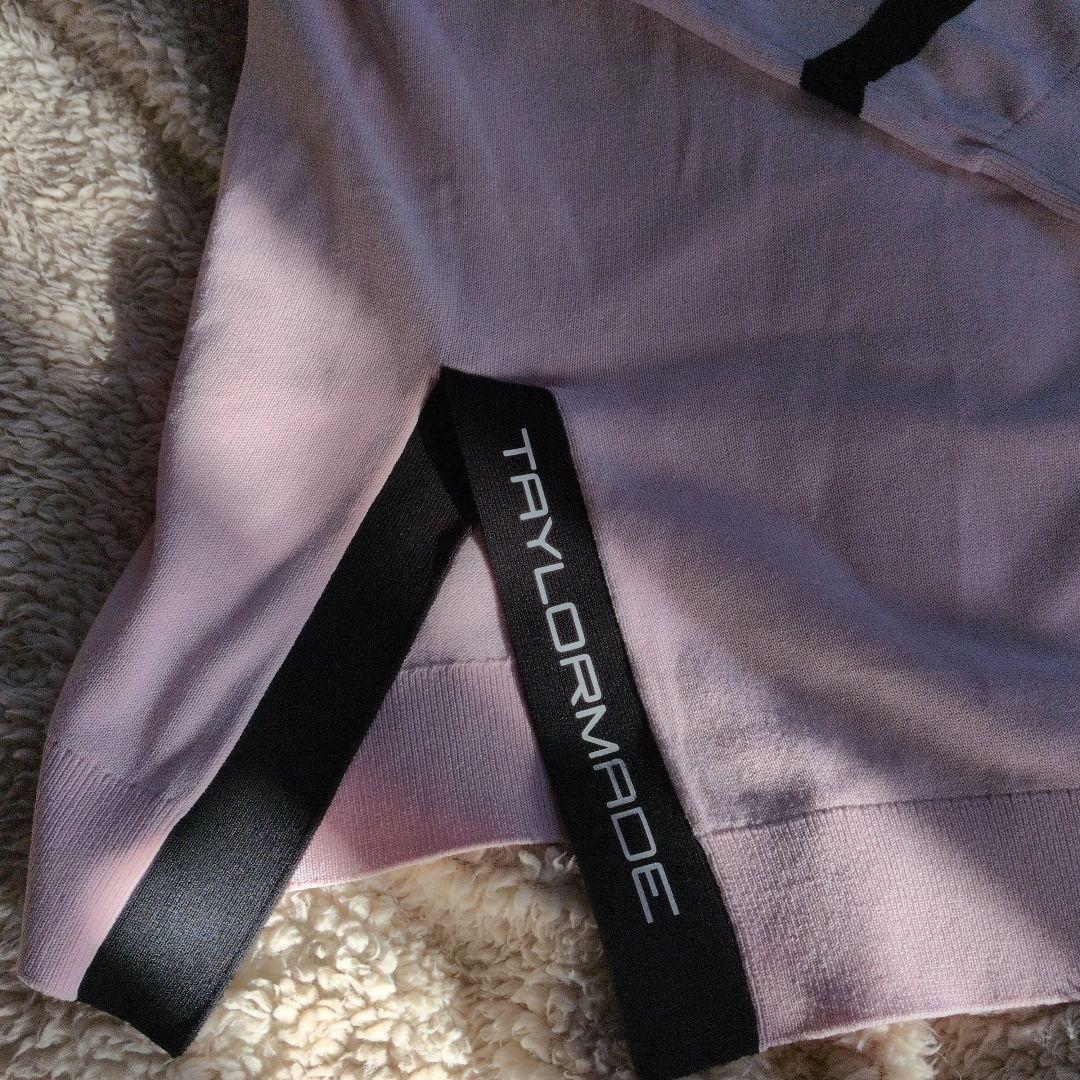 TAYLORMADEセットアップ　 ピンクセーター＆ネイビーキルティングスカート