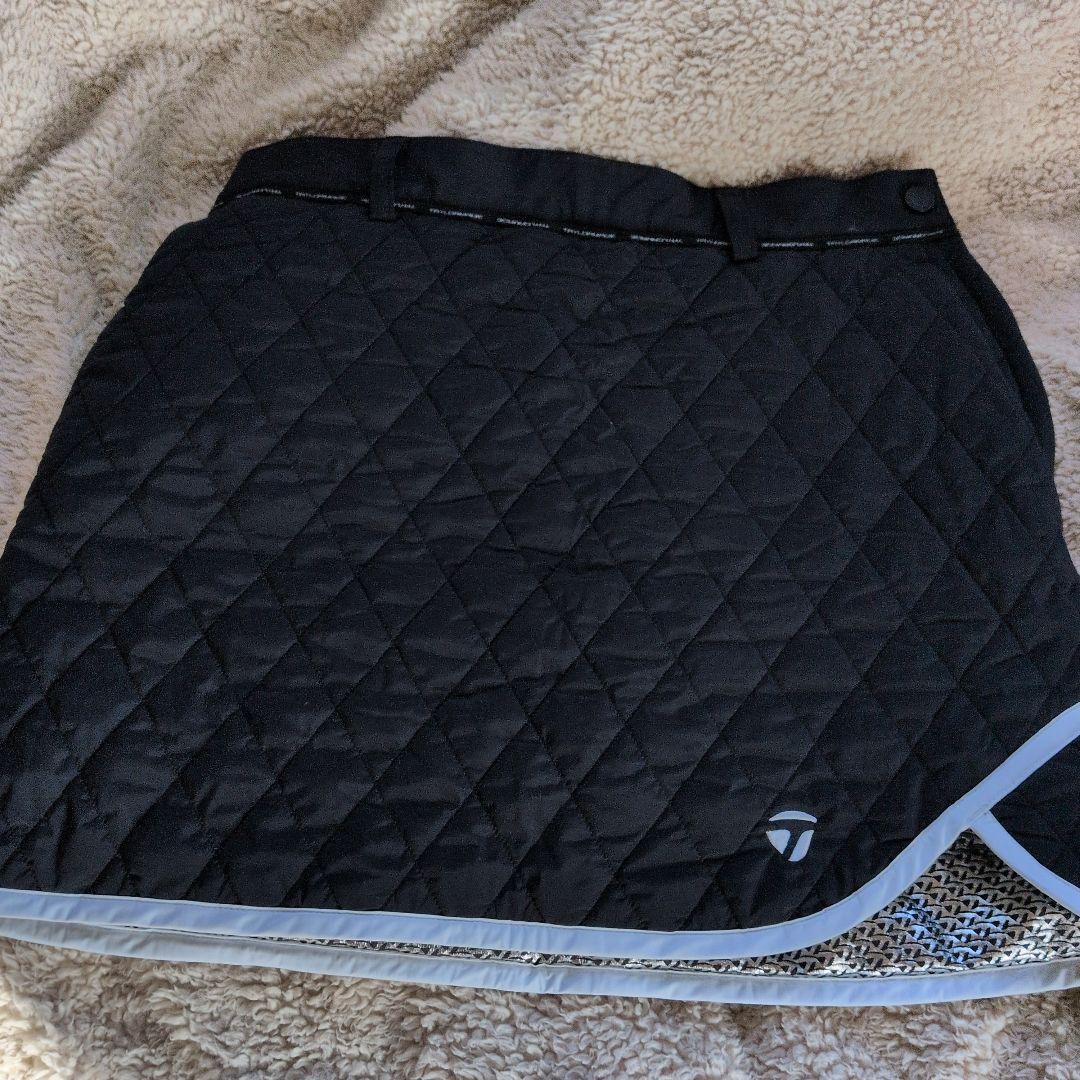 TAYLORMADEセットアップ　 ピンクセーター＆ネイビーキルティングスカート