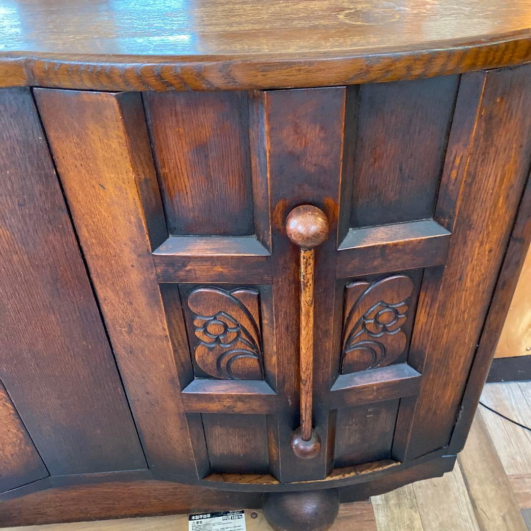 イギリス アンティーク 家具 キャビネット リビングボード 食器棚 飾り棚 収納