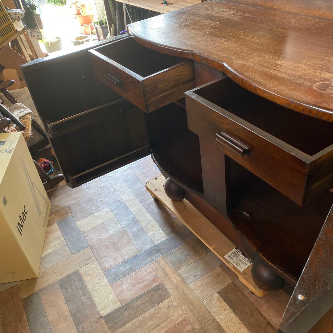 イギリス アンティーク 家具 キャビネット リビングボード 食器棚 飾り棚 収納