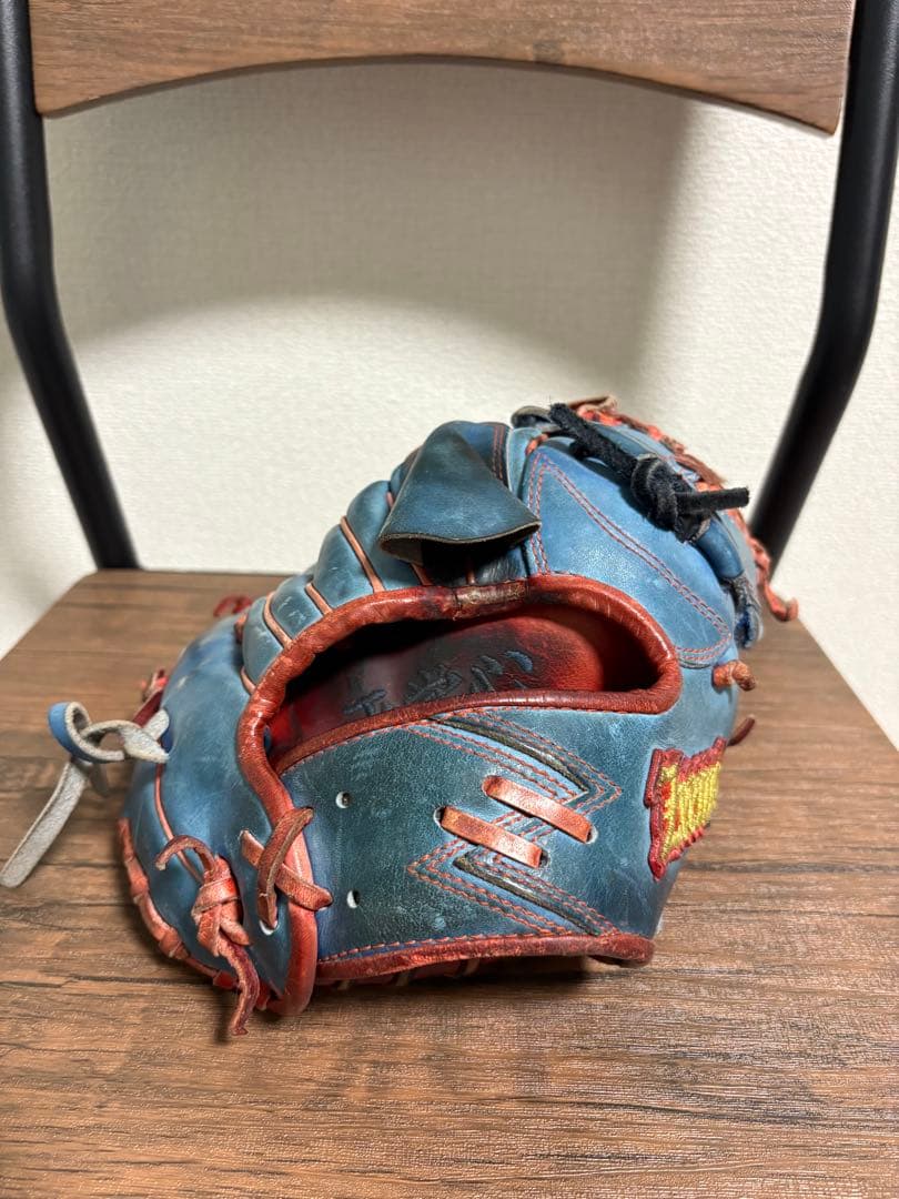 ジームス 硬式グローブ 青