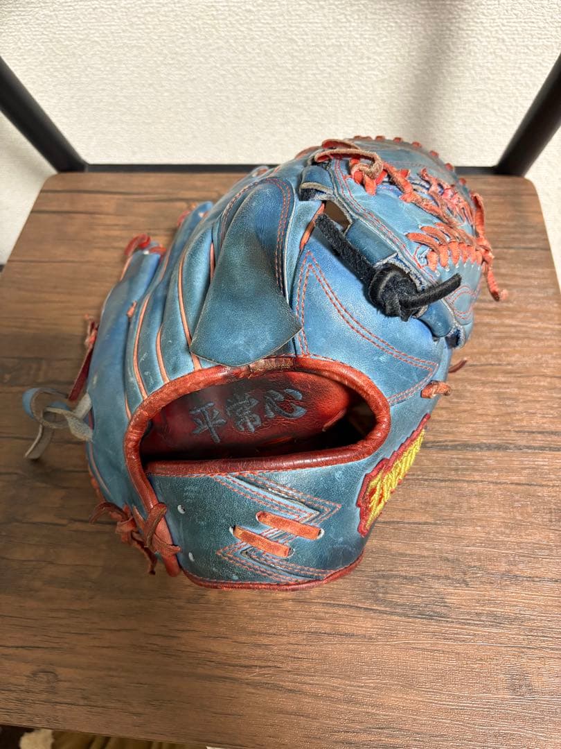 ジームス 硬式グローブ 青