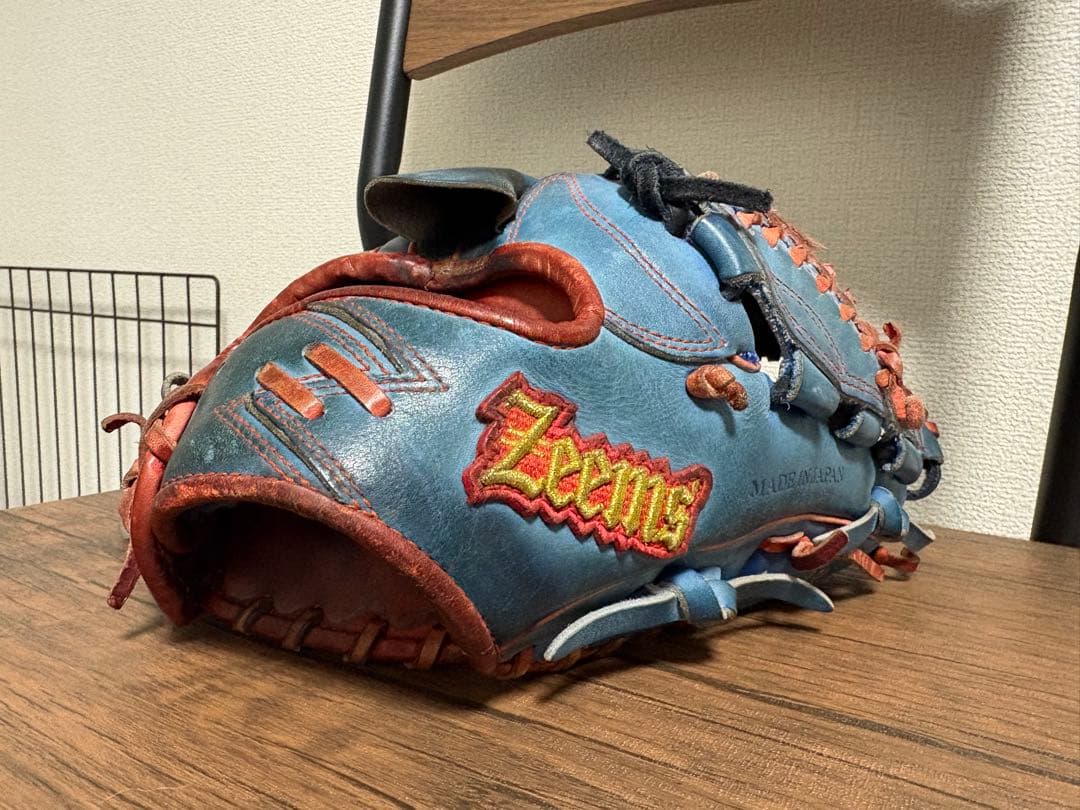 ジームス 硬式グローブ 青