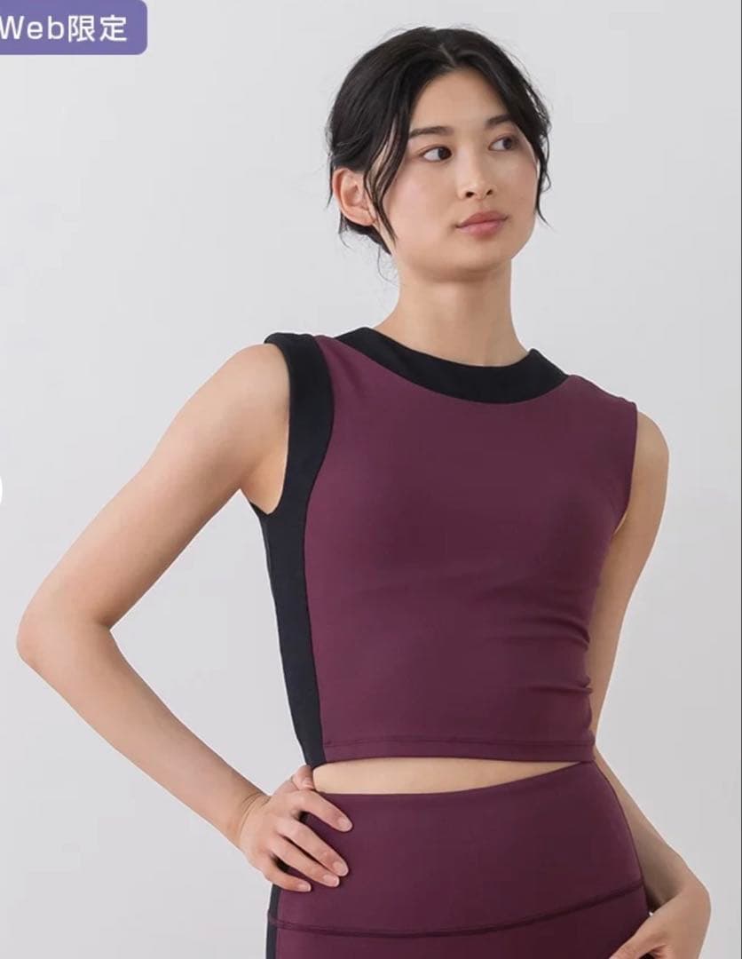 【SUKALA 】ヨガウェアセット Mタンクトップとワイドパンツ