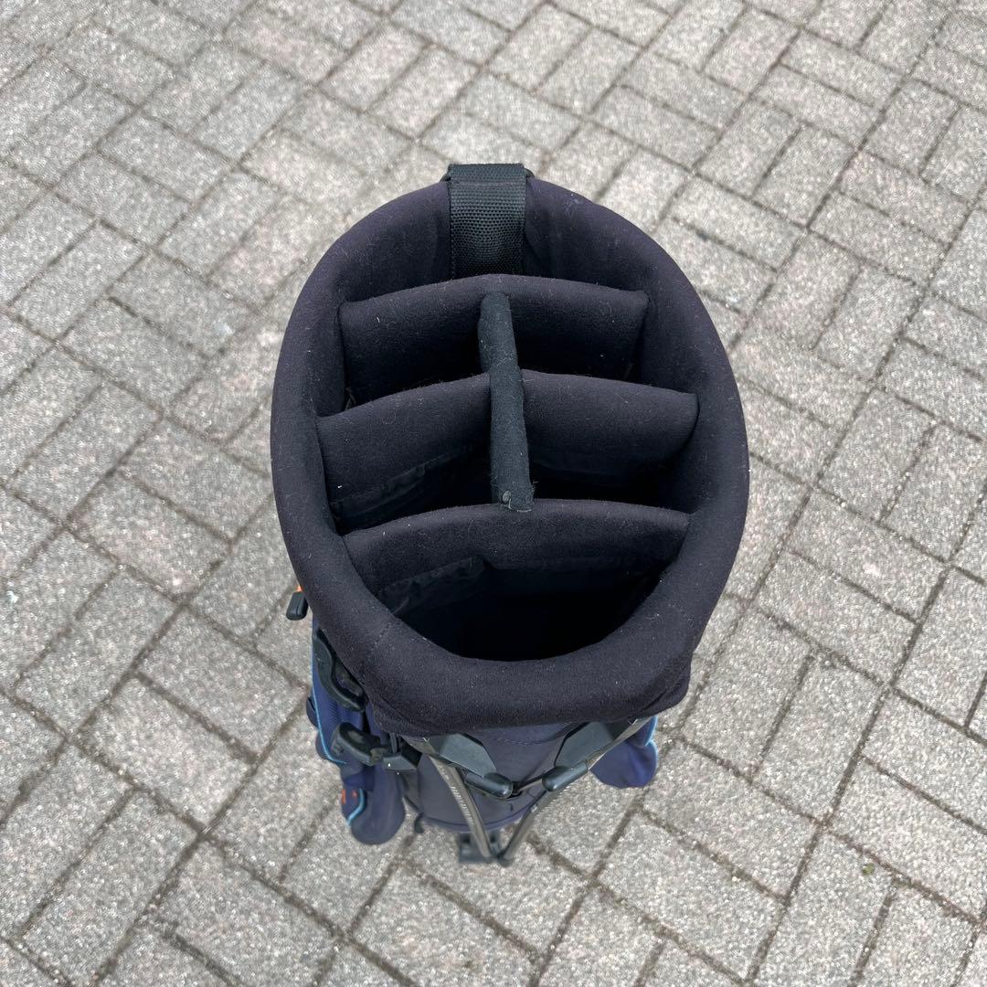 PEARLY GATES ゴルフバッグ 6分割 軽量 スタンド付き