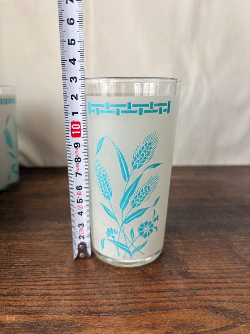 最終価格 ビンテージ グラス8個＆グラスホルダー セット