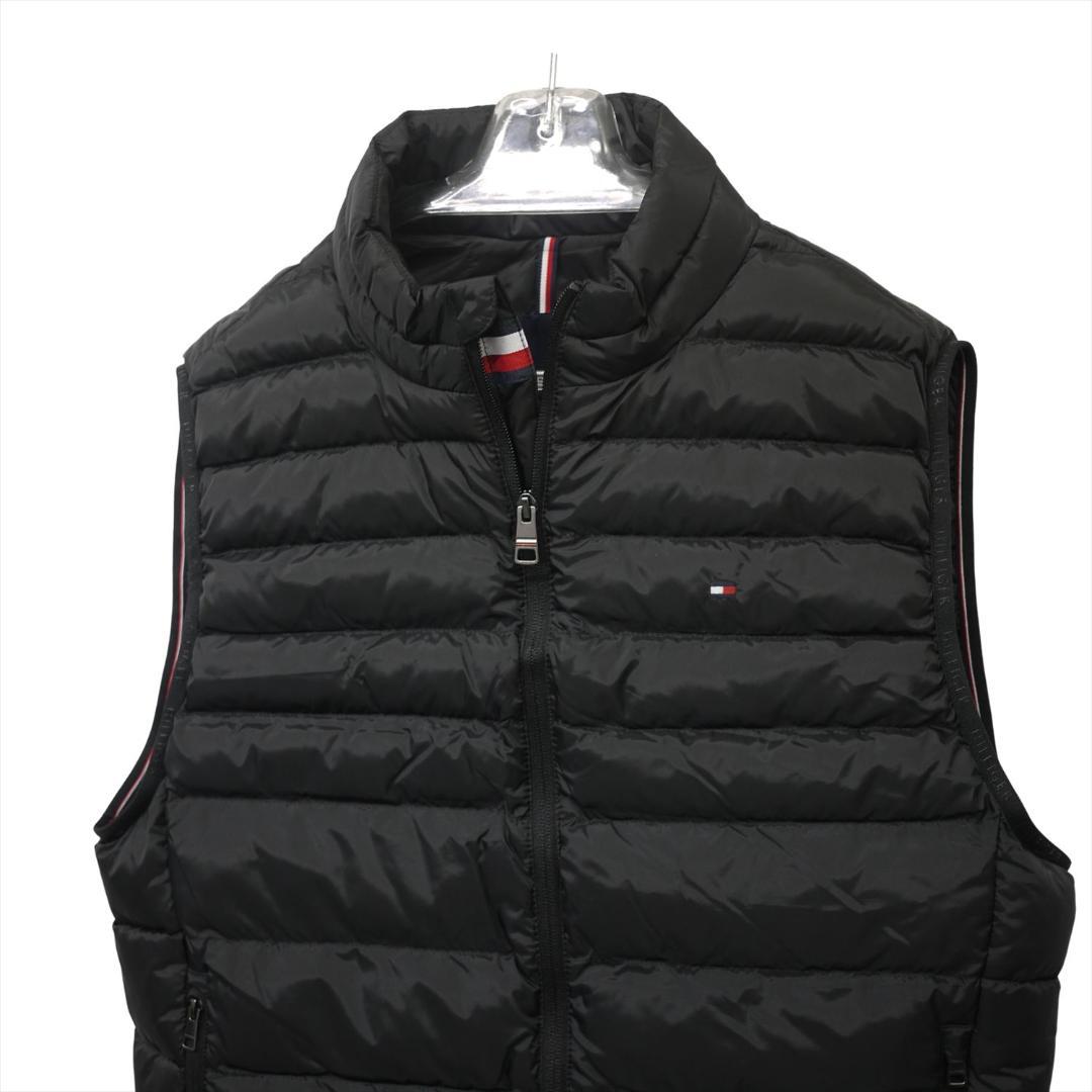 新品 トミーヒルフィガー THPROTECT 軽量 耐水 中綿 ベスト L 黒