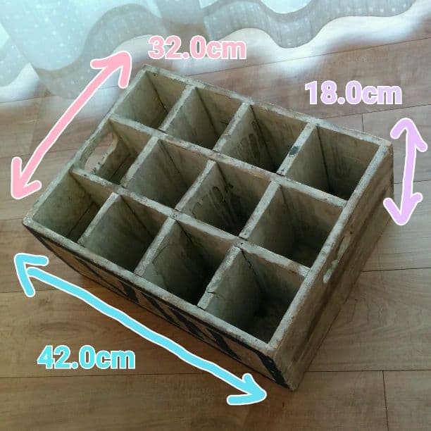 【フランス・蚤の市】アンティークのワイン箱/vin/木箱