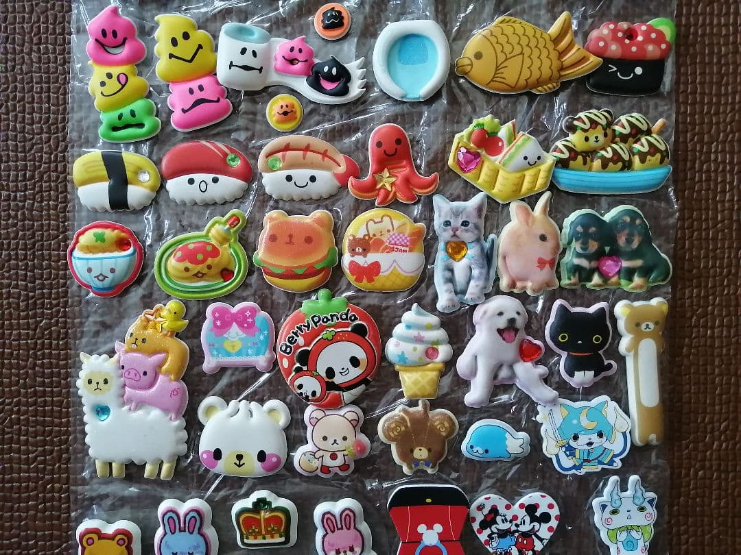 【平成レトロ】シール　ぷっくりシール　小学生女子