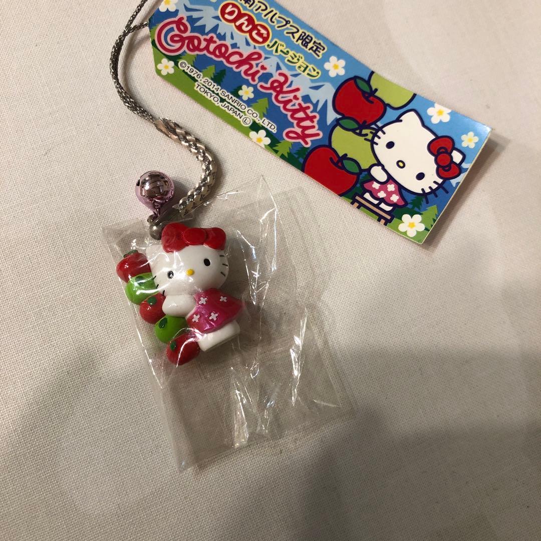 週末値下げ中！　レア　未開封　当地キティ　南アルプス限定　りんご　根付け