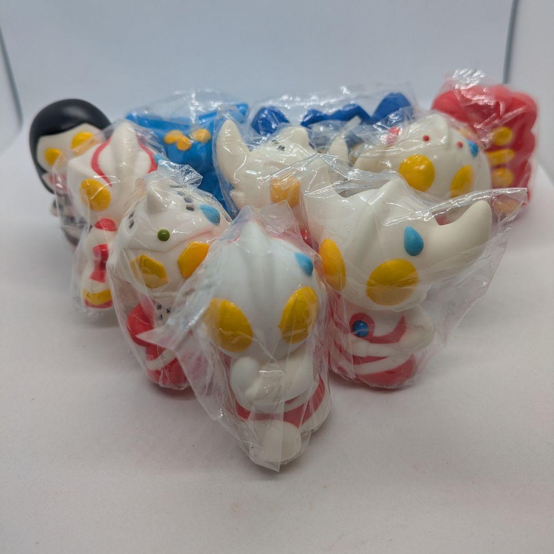 【廃盤希少品】ウルトラマン M78 指人形 10体セット 平成レトロ ソフビ