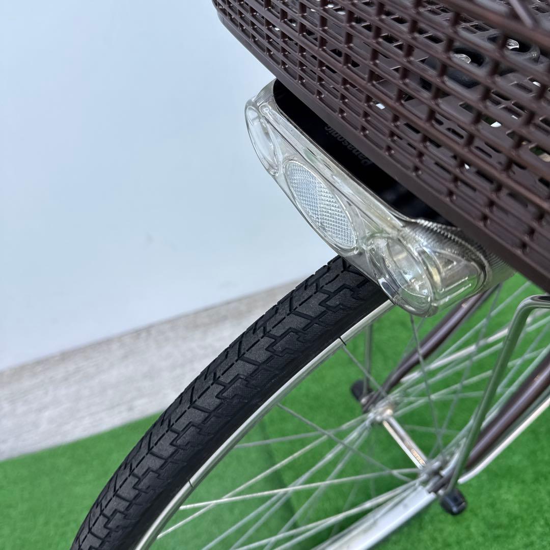 Panasonicパナソニック電動アシスト自転車26インチ ブラウン美品