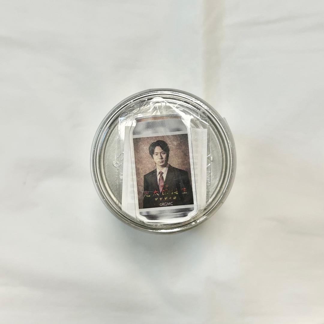 舞台ゲゲゲの謎 ラベル缶 水木 アクキー付き