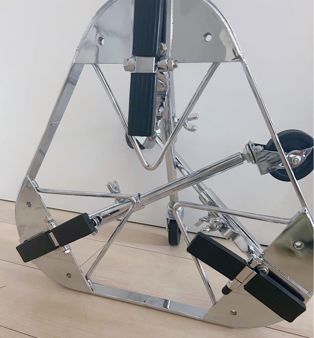 セール！LP LP636 折りたたみキャスター式コンガ・ジャンベスタンド