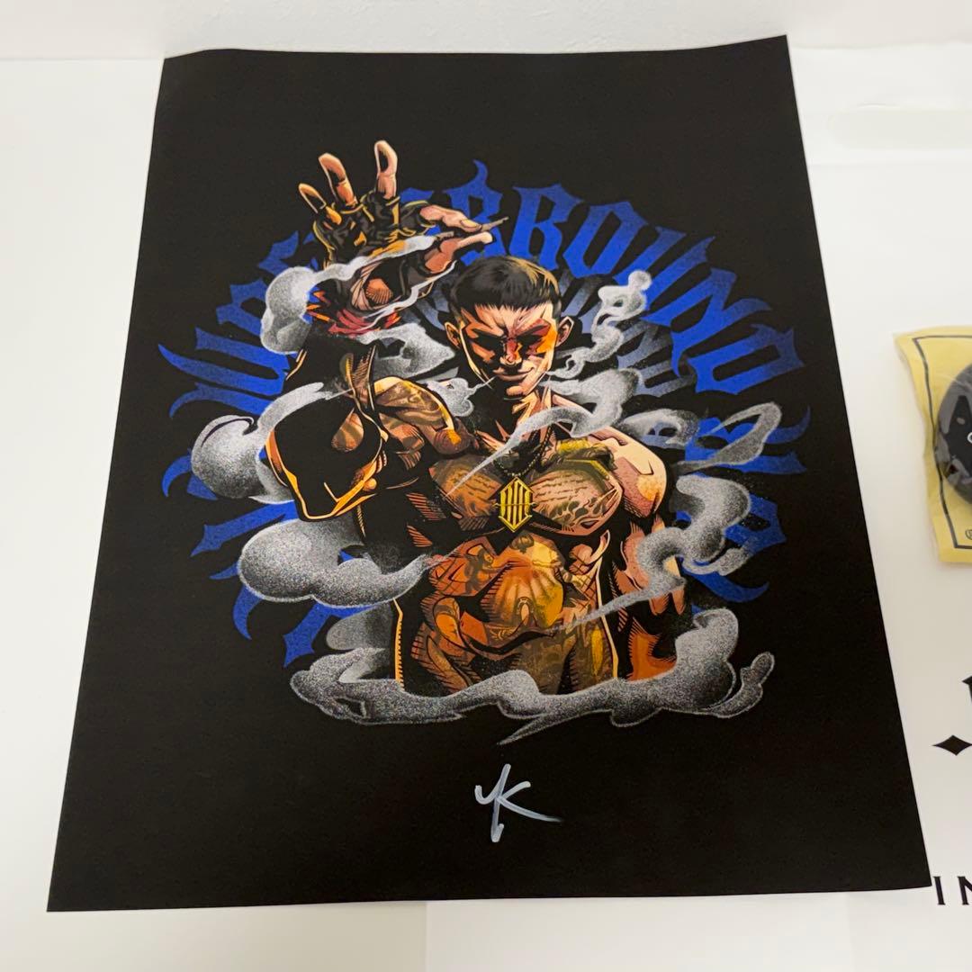 KHI 萩原京平 直筆サイン入りポスター&ウォレットケースキーホルダー