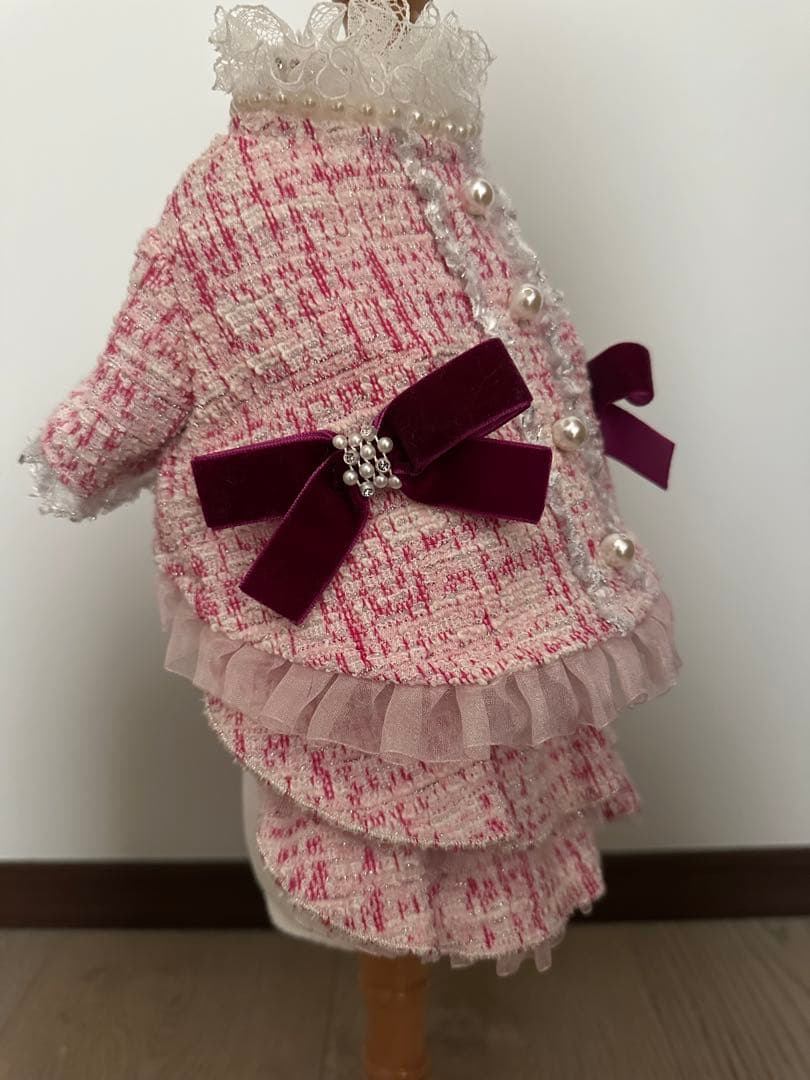 luxebirdieアデルSSワンピジャケットバレッタ3点セットリュクスバーディ