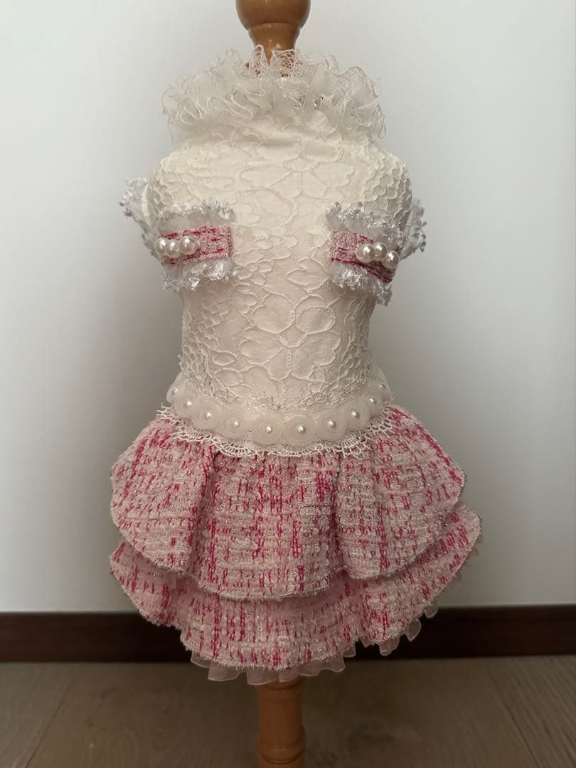 luxebirdieアデルSSワンピジャケットバレッタ3点セットリュクスバーディ