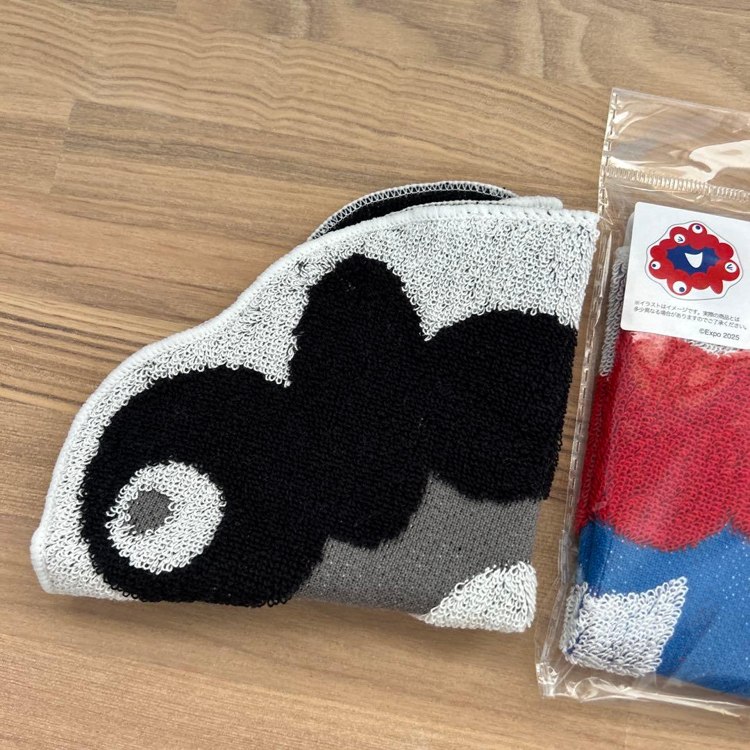 ⭐︎新品⭐︎ミャクミャク　ダイカット　ミニタオル　万博限定