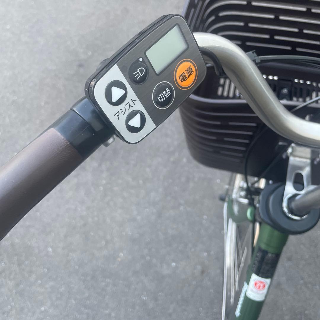 パナソニック電動アシスト自転車26インチ バッテリー16Ah グリーン