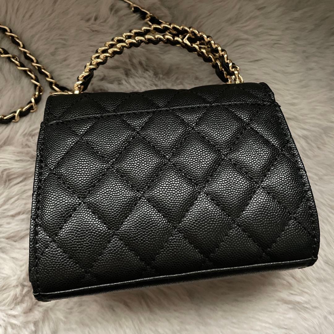 CHANEL チェーン　ショルダーバッグ ウォレットブラック ノベルティ