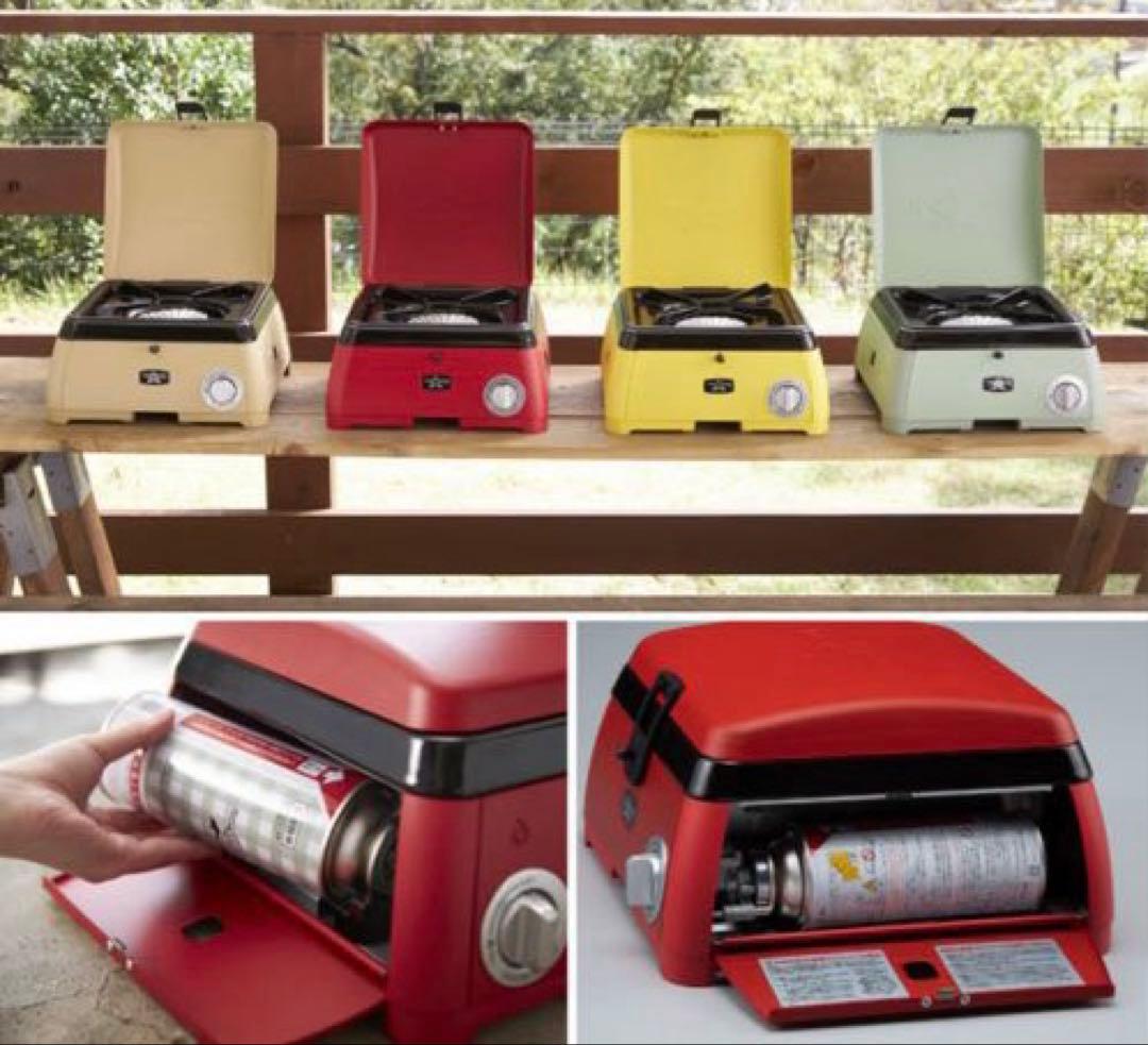 アラジン　レッド　新品未使用 アウトドアkama-do SAG-K29A コンロ