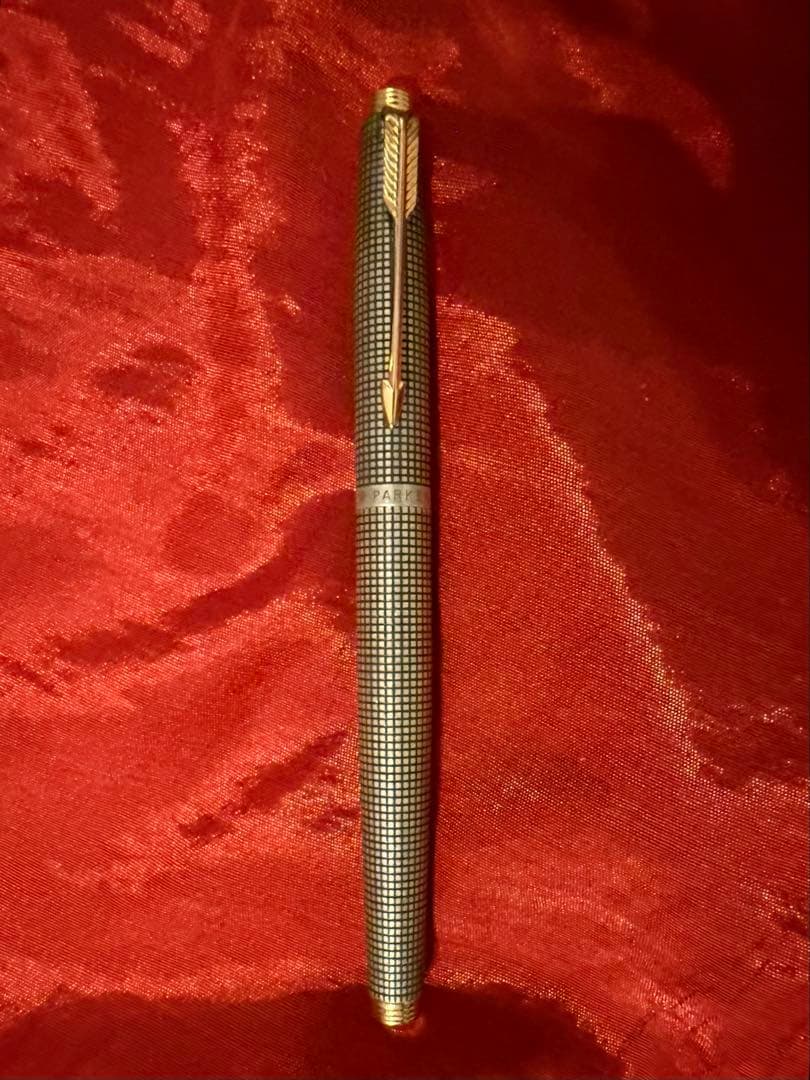 パーカー75 スターリングシルバー　シズレ　14金ペン先　未使用　美品