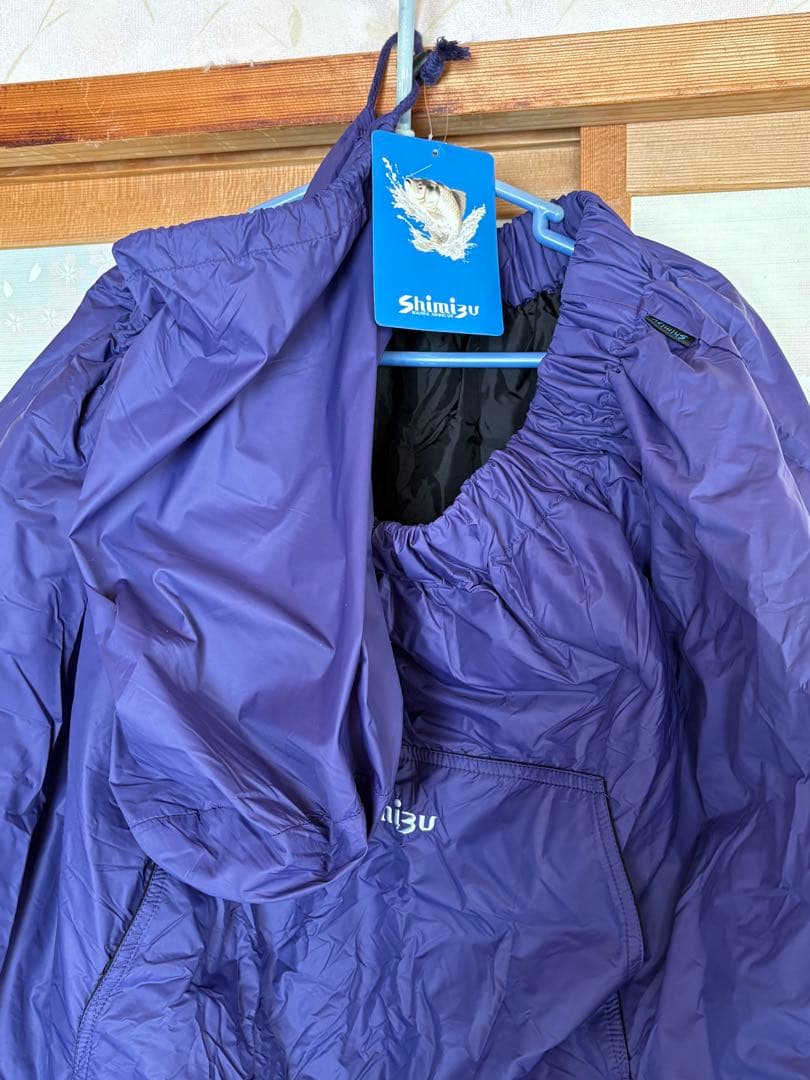 へらぶな　ダウンスカート　シミズ製　紫色