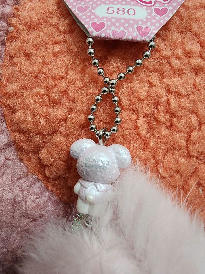 【激レア‼️】サンリオ　平成　当時品 うさぎ着ぐるみ　キティ　ストラップ