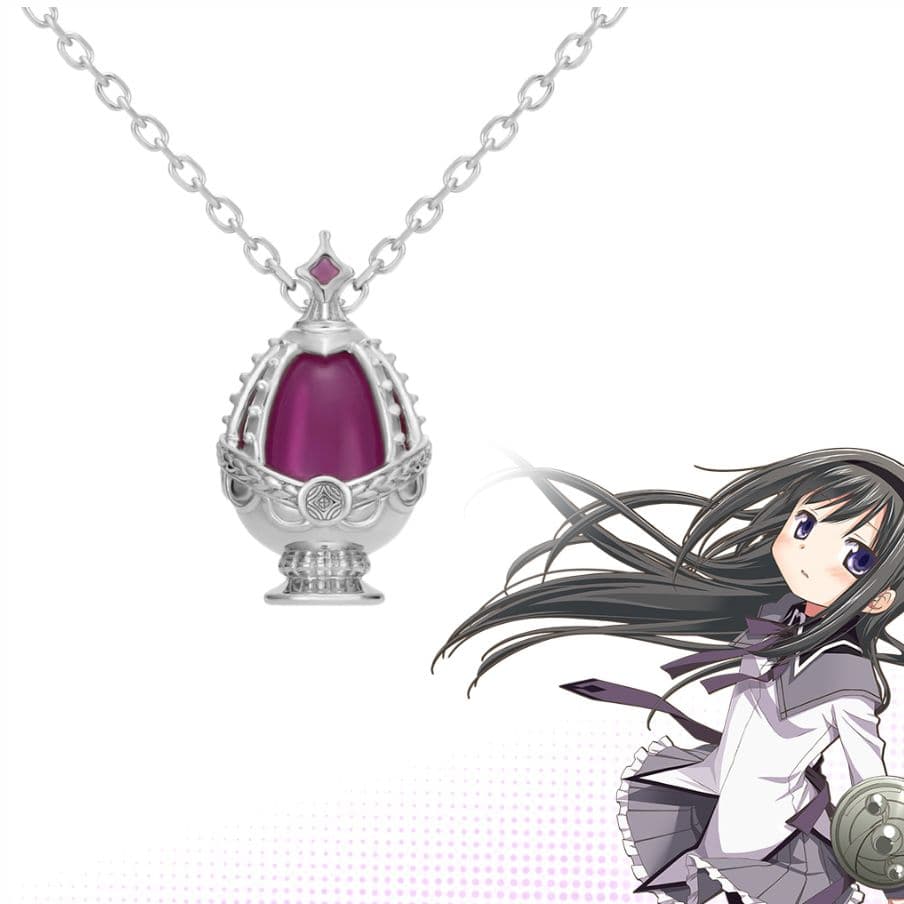 ソウルジェムネックレス 暁美ほむら ユートレジャー まどマギ シルバー925