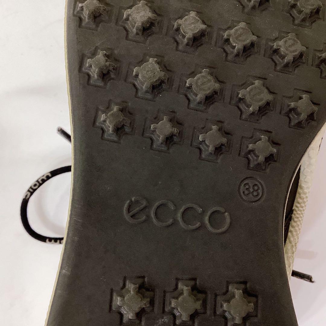 美品✨ECCO エコー ゴルフシューズ　バイオム24cm 黒 レザー