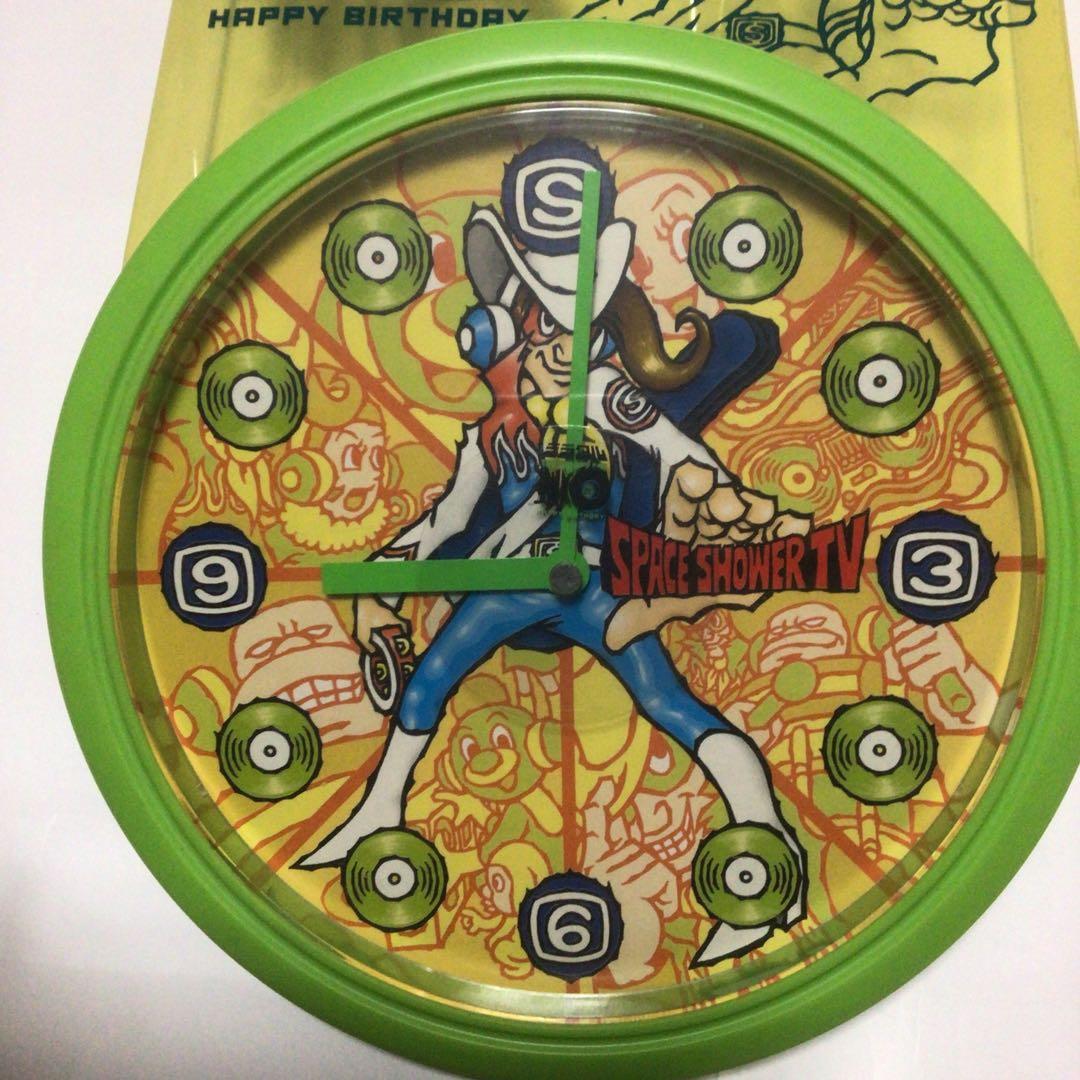 SPACE SHOWER TV キャラクター時計