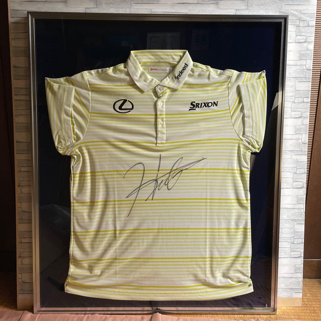 【マスターズ優勝】松山英樹選手サイン入りレプリカウェア懸賞当選品 当選通知書付き