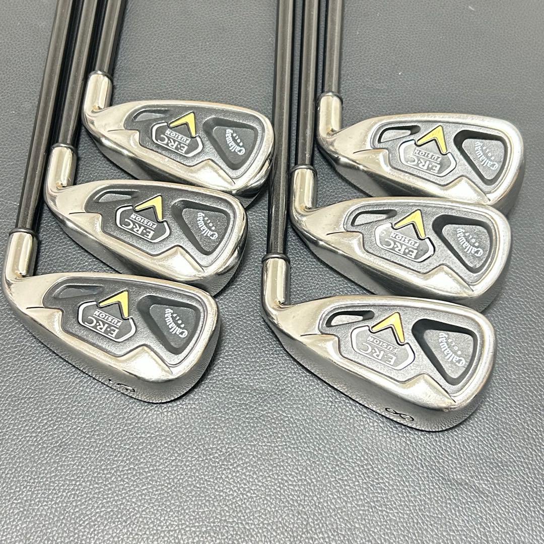 キャロウェイ ERC FUSION アイアン 6本 カーボンR
