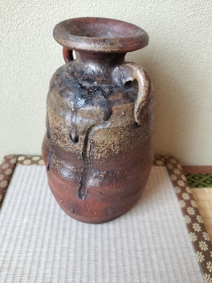 古備前桃山時代花入れ