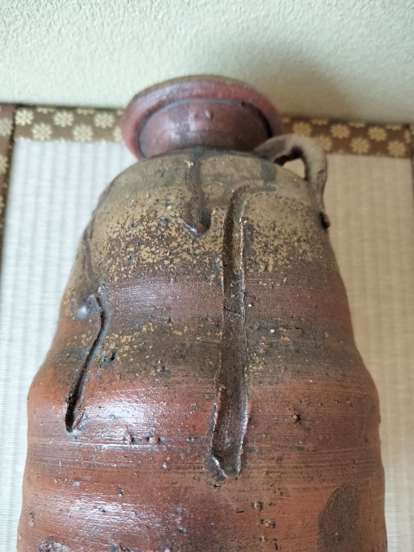 古備前桃山時代花入れ